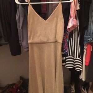 Gold dress